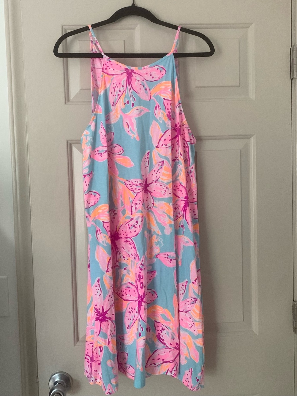 Lilly Pulitzer Margot Swing Dress Surf Blue Bonita Blooms Print